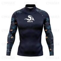 Outdoor wetsuit quick-drying long-sleeved surf suit sun protection swimming professional free-diving swimsuit XS black