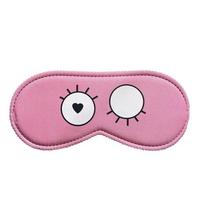Cartoon Pattern Sleep Mask Concave Sleeping Eye Mask New Comfort Blindfold  for Women Men 2 pink