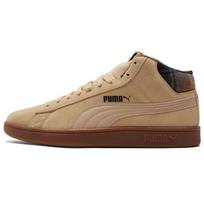 Puma Smash v2 Mid WTR Plaid - Pebble Unisex Sneakers Cream Urban-Red Black 385174-02 36 beige