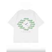 I Just Want To Sleep Summer Fun Time Trend Men's and Women's T-Shirt Personality Trend Loose Casual Short Sleeve Top S white