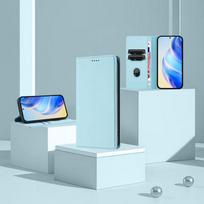 Skirta Xiaomi Redmi Note 15 Pro Plus 5G RFID magnetinis odinis piniginės dėklas Skirta Redmi Note 14 Pro 14S 14 S dėklas Note15 14 Pro+ dangtelis Redmi Note 14 5G dangaus mėlyna spalva