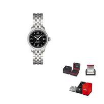 TISSOT Le Locle Collection Automatic Mechanical Movement Women's Watch 25.3mm Black Dial T41.1.183.53 Regular Watch Box