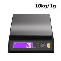 5kg/0.1g 10kg/1g Digital Electronic Kitchen Scale LCD Display Fully Waterproof Stainless Steel Measuring Weighing Baking Tool gray