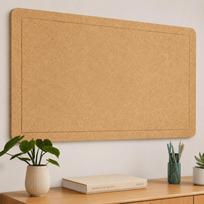 Aukštos kokybės lipnus veltinio pranešimų lenta 40x60cm Be vinių Sieninis organizatorius Apvalūs kampai Nuimama užrašų lenta „Pasidaryk pats“ dekoras beige