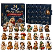 2026 Horse Advent Calendar - Countdown Surprise Gifts for Horse Lovers One Size
