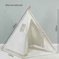 OEINGOEING DIY Art Activity Play Tent 180cm Pole Length white