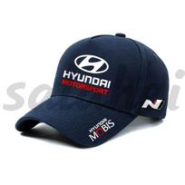Hyundai Motorsport N serijos siuvinėta beisbolo kepuraitė vyrams ir moterims, reguliuojama lenktynių komandos kepurė, automobilių entuziastų, laisvalaikio, lauko sporto kepurė black