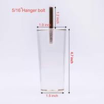 4Pcs Acrylic Furniture Legs 4/4.7/5.9/7.9 Inch Height Transparent Modern TV Cabinet Coffee Table Sofa Feet 4.7 inch