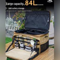 Super Wanderer 84L Outdoor Camping Storage Bag gray