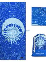 Diveblues Microfiber Beach Towel Fast Drying, Extra Large  Sand Free Beach Towel Super Lightweight Towels for Yoga Gym Sports 80x160cm gray