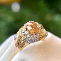 CAOSHI Noble Lady Party Finger Ring with Bright Champagne Zirconia Graceful Female Anniversary Ceremony Jewelry Accessories Gift 6 gray