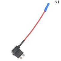 Grandinės pridėjimo adapteris Apm Mini Micro 12V Automobilio saugiklių dėžutės laikiklis Auto Motri Draudimo Atm adapteris brown