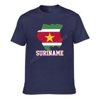 Suriname Flag Surinames Country Map ITS IN MY DNA Men Women Tshirt Boys Tees T Shirt Hip Hop Tshirts XS5XL 100 Cotton S red