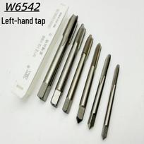 Kairiarankis sriegiklis M2, greitaeigis plienas, atvirkštinis sriegis, tiesūs grioveliai mašininiam naudojimui, dydžiai M1-M48 M4*0.5 Left Thread (1 piece)