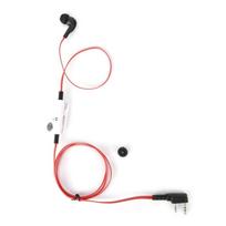 2 Pin Earpiece 2 Way Walkie Talkie Earphones Portable Noodle Headphone Cord for Kenwood Baofeng žalia