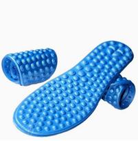Soft Full Foot Massage Insoles with Pressure Points for Men and Women, 2 Pairs 37 mėlyna