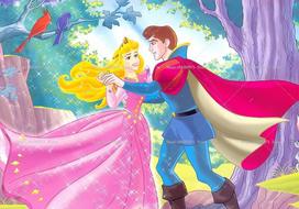 Sleeping Beauty Princess Backdrop Cartoon Fairy Tale Kids Girls Birthday Party Decor Baby Shower Photo Background Banner Props 47.2x31.5inch/120*80cm white