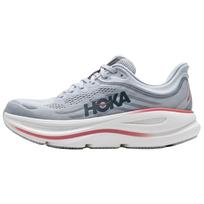 HOKA ONE ONE Bondi 9 Abrasion Resistant Breathable Support Rebound Low top Running Shoes Women's Gray White 1162012-MBLW 35⅓ white