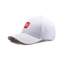 Car Emblem Original Outdoor Sports Hat Embroidery Baseball Caps Sunscreen Hat For Fiat Abarth 500 Tipo FR Panda Argo Freemont Vi 1Pcs white