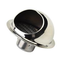 Stainless-Steel Ventilation Exhaust Grille Air Vent Grille Vent Outlet Heating Cooling Waterproof Vent Cap 50mm China Mainland