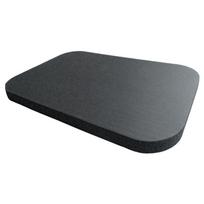 Multi-Use Yoga Knee Elbow Cushion Non-Slip Foam Pad For Yoga Pilates Prayer Floor Exercises Kneeling Pad juoda