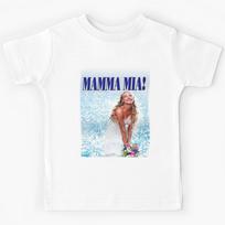 Funny Gifts For Mamma Romantic Musical Mia Drama Gift For Music Fans Kids T-Shirt 140 white