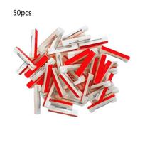 Self-Adhesive Badge Crafting Pins for Name Tag ID Badges Name Badges with Pins 1 red