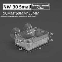 Anti-Escape Reptile Feeder Bowl Reptile Food Water Feeding  For Chameleon Iguana Lizard Snakes clear-S gray