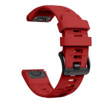 Sports Quick Fit Band for Garmin Fenix 7/7S/7X Silicone Outdoor Waterproof and Sweatproof Watch Strap for 20/22/26mm Quick Fit Garmin Fenix 7S raudona