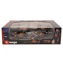 Bburago 2024 F1 Red Bull Max Verstappen Set Diecast Model Car Finished Product 1/43 #1 (Helmetless) 4-Car / 18-38092 gray