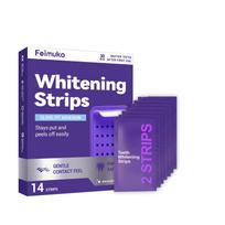 Violetinės dantų balinimo juostelės Gerina dantų pageltimą Burnos valymo gelis Dantų šviesinimo dėmės Ilgai šypsantis šypsalas purple