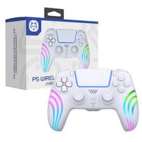 PS5 Bluetooth Controller Hall Trigger RGB Light Six-Axis Motion Vibration Built-in Microphone balta