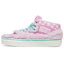 Vans Miro&Wujo X  Half Cab Year Of The Rabbit Limited Plush Checkerboard Warm Low-Top Skate Shoes Unisex Sneakers Pink VN000UC8BO9(S-BOX) 38 pink