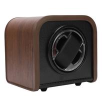 Watch Winder Controllable LED Ambient Lighting Low Noise Automatic Watch Rotator Box for Home black