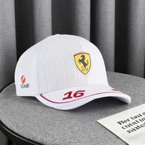 Embroidered Men Women Baseball Cap Outdoor Summer Racing Sports Hat Baseball Cap For Ferrari 488 Roma F8 SF9018121360 F4301575M gray