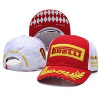 High Quality F1 Racing Fleet Hat Car Logo Embroidery Baseball Hats Sports Cycling Cap For Ferrari 458 488 599 612 FF F12 GTB GTS gray