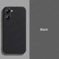 Luxury Case For Oneplus Nord CE5 Cover Oneplus Nord CE5 Fundas Coque Liquid Silicone Soft TPU Phone Bumper Oneplus Nord CE5 OnePlus Nord CE5 juoda