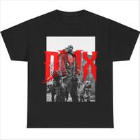 rapper DMX men's cotton shirt 2026 Summer New oversized album graphics shirts Women's Y2k Hip Hop Short Sleeve Tshirt fan gifts M gray