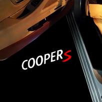 LED Automobilio durų logotipo projektoriaus lempos Sveikinimo šviesa MINI Cooper One R50 R52 R54 R53 R56 Countryman R60 F55 F56 JCW Priedai hvmqy88 brown