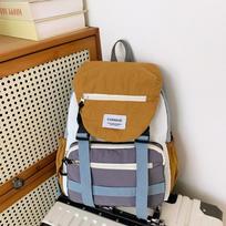 Schoolbag color matching children's backpack ultra-light kindergarten boys and girls outdoor schoolbag trendy cool little boy travel backpack žalia