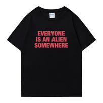 2025 Coldplay World Tour Pattern Street Hip Hop Tee Shirt Summer Cotton Men Women Short Sleeve XXXL red