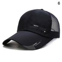 Women Summer Sports Ponytail Baseball Cap Messy Bun Baseball Hat Snapback Cap blue black