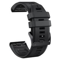 22/26mm Silicone Strap For Garmin Fenix 8 Pro 8 7X/D2 Mach 2 1Pro/Tactix 8 7/Enduro 3 Fenix 6X 5X Plus Replacement Watchband QuickFit 22mm black