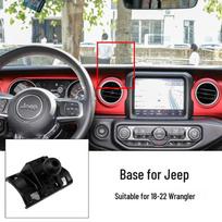 JEEP Compass & Renegade Car Mount Base for Grand Commander, Cherokee, Wrangler gray