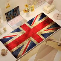 UUK EEngland Flag Union JJack Mouse Pad Desk Mat Large Nonslip Antifray Keyboard Ergonomic Office Rubber PC Home Custom M 300x800x2mm white