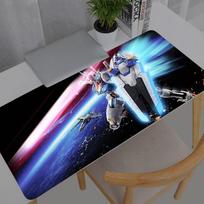 Mouse pad Mobile Suit Gundam Computer Laptop Anime Keyboard Mouse Mat Large Mousepad Keyboards Gamers Decoracion Desk Mat 800x300x2mm blue