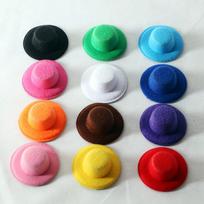 5Pcs 1:12 Dollhouse Miniature Hat Mini Cute Dolls Hat Dolls Accessories For Kids Toys Gift 5pcs blue