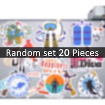 203050Pcs Scuba Dive Stickers Diver Style Underwater Explore Funny Decals For Phone Laptop Bike Car Motorcycle Luggage Sticker blue