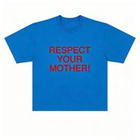 Harry Styles Respect Your Mother Tshirt Unisex Unisex Summer 100 Cotton Clothing Gothic High Quality Short Sleeved Top Streetwear S blue