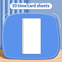Sliding Chore Chart 1Pc Adjustable Reusable Household Task Planner for Family Kids Reward System Home Organization Inner pages 10pcs gray